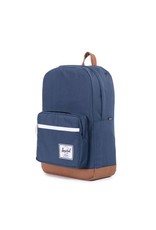 Herschel Herschel Pop Quiz Navy Tan schooltas met 15 inch laptopvak