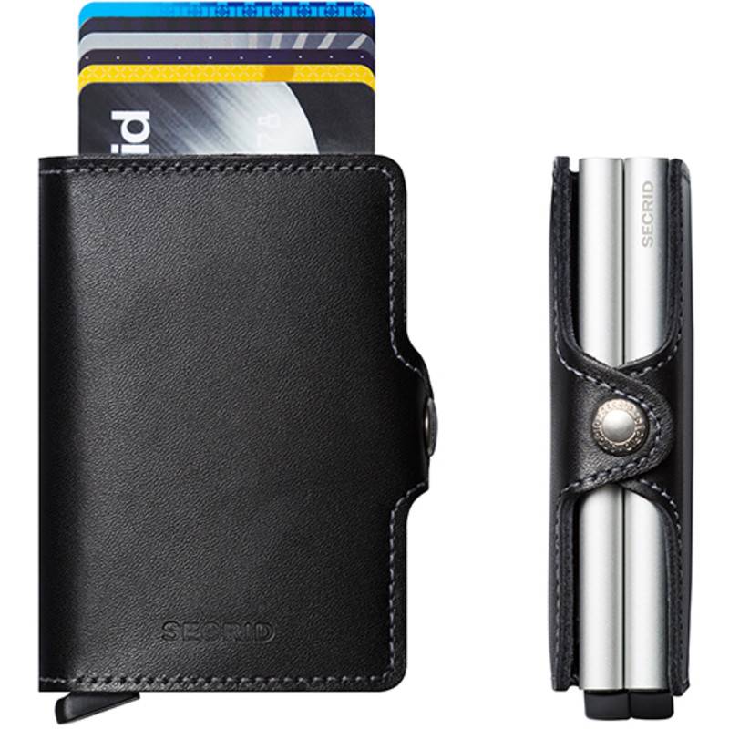 Secrid Secrid Twin Wallet Card Protector zwart pasjeshouder portemonnee dubbel