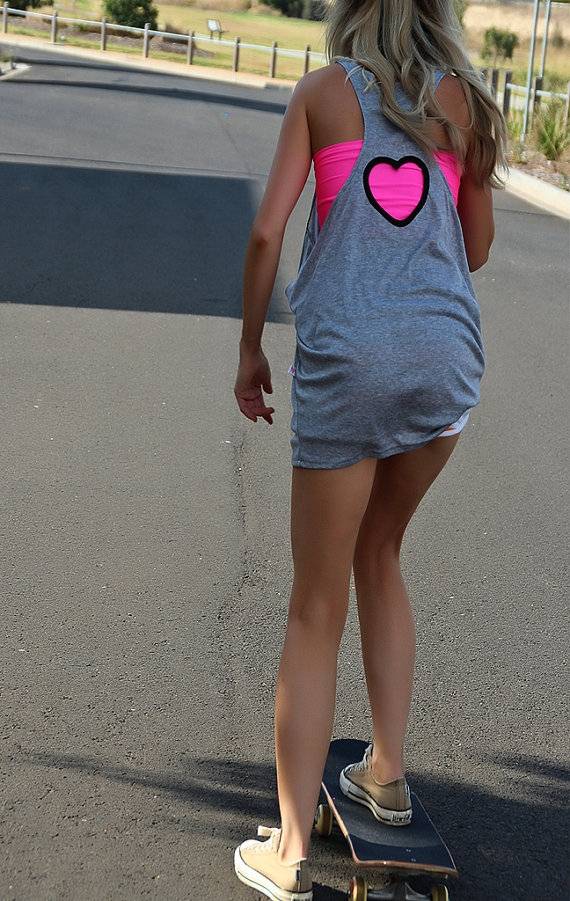 I Heart Grey Fit Top