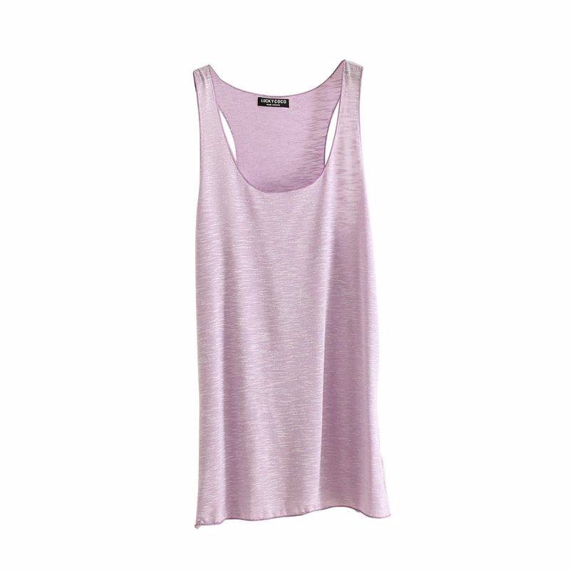 Lilac Tee Loose Fit Top