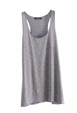 Gray Tee Loose Fit Top