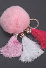 Pompom Sleutelhanger Flora