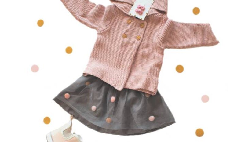 Hup, hip de regen in met de oudroze baby haarspeldjes!☔