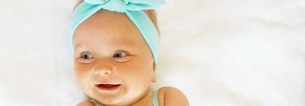 Haarband baby knoop Haarband baby knoop