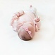 Your Little Miss Newborn baby haarbandje met kanten strik - Old pink Your Little Miss Newborn baby haarbandje met kanten strik - Old pink