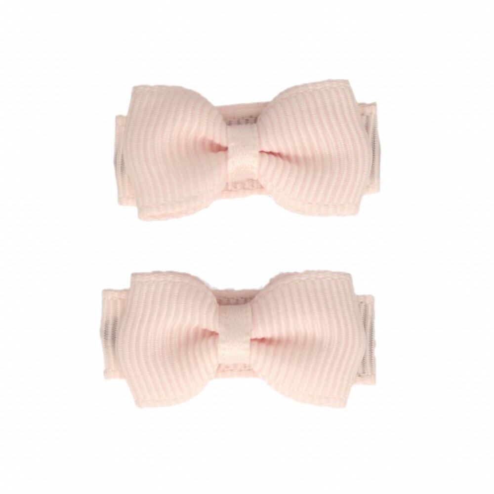 Your Little Miss Baby haarspeldjes met strikje Ivy - Light pink barely rose
