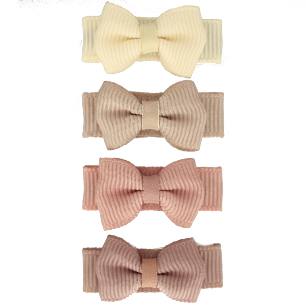 Your Little Miss Baby haarspeldjes met strikje Ivy - Powder tones