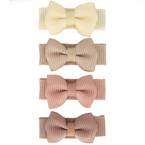 Your Little Miss Baby haarspeldjes met strikje Ivy - Powder tones