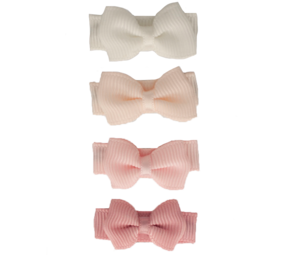 Your Little Miss Baby haarspeldjes met strikje - Pink tones Your Little Miss Baby haarspeldjes met strikje - Pink tones