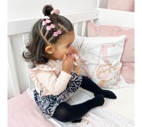 Your Little Miss Baby haarspeldjes met strikje - Set old pink Your Little Miss Baby haarspeldjes met strikje - Set old pink
