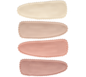 Your Little Miss Haarspeldjes met stof - Powder tones basics Your Little Miss Haarspeldjes met stof - Powder tones basics