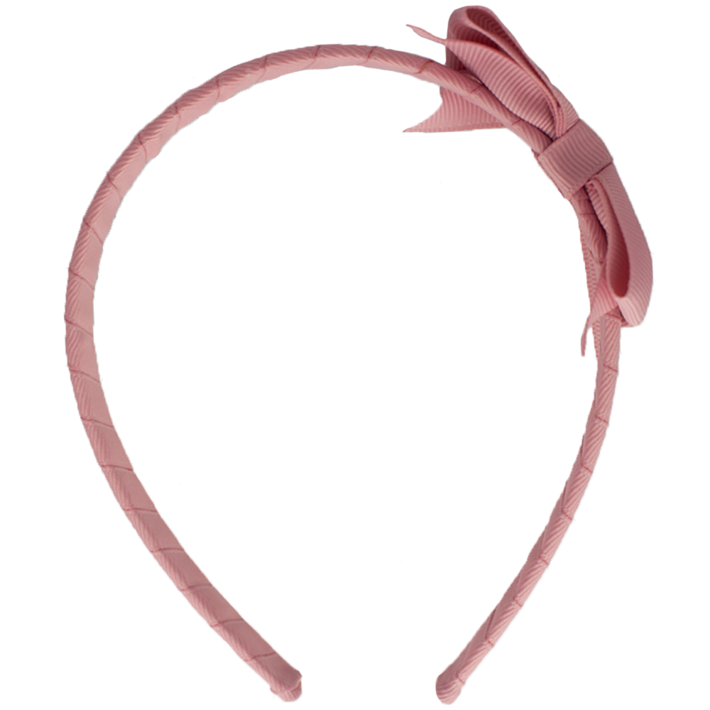 Your Little Miss Diadeem met dubbele strik - Rose quartz Your Little Miss Diadeem met dubbele strik - Rose quartz