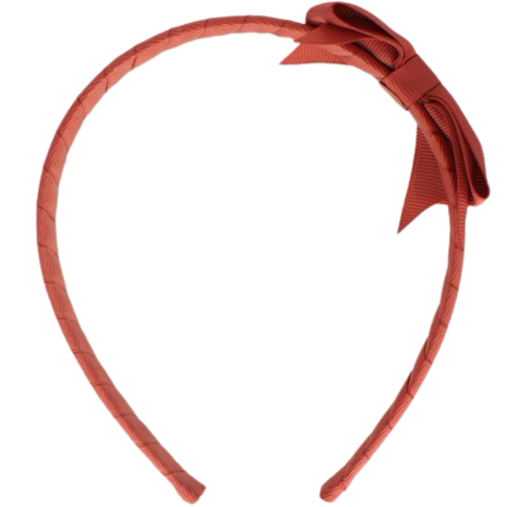 Your Little Miss Diadeem met dubbele strik - Cinnabar Your Little Miss Diadeem met dubbele strik - Cinnabar