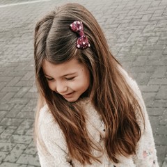 Your Little Miss Haarspeldje met strik - vintage flower