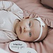 Your Little Miss Newborn baby haarbandje met kanten strik - White Your Little Miss Newborn baby haarbandje met kanten strik - White