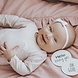 Your Little Miss Newborn baby haarbandje met kanten strik - White Your Little Miss Newborn baby haarbandje met kanten strik - White