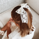 Your Little Miss Haarspeld met grote strik - cream lace Your Little Miss Haarspeld met grote strik - cream lace