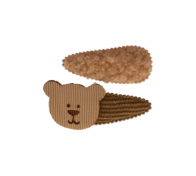 Your Little Miss Baby haarspeldjes Pippa - teddy bear Your Little Miss Baby haarspeldjes Pippa - teddy bear