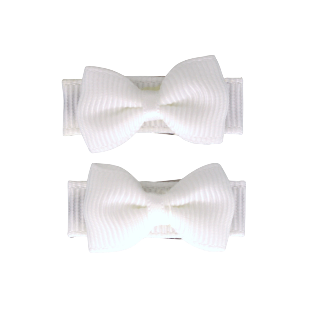 Your Little Miss Baby haarspeldjes met strikje Ivy - white Your Little Miss Baby haarspeldjes met strikje Ivy - white