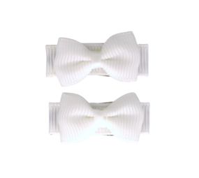 Your Little Miss Baby haarspeldjes met strikje Ivy - white Your Little Miss Baby haarspeldjes met strikje Ivy - white