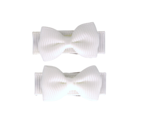 Your Little Miss Baby haarspeldjes met strikje - white Your Little Miss Baby haarspeldjes met strikje - white