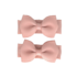 Baby haarspeldjes met strikje - dusty rose