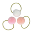 Basic mini haarelastiekjes met pompoms Kate - blossom Basic mini haarelastiekjes met pompoms Kate - blossom
