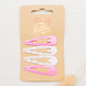 Your Little Miss Basic haarspeldjes - Pink bows Your Little Miss Basic haarspeldjes - Pink bows