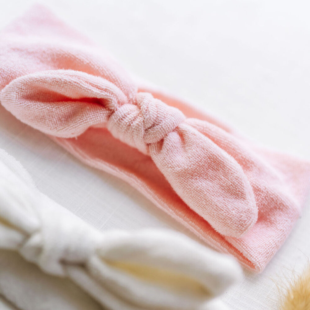 Your Little Miss Baby haarbandje Sophie - soft pink terry