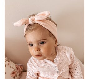 Your Little Miss Baby haarbandje Sophie - soft pink terry