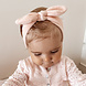 Your Little Miss Baby haarbandje met knoop en strik - soft pink terry Your Little Miss Baby haarbandje met knoop en strik - soft pink terry