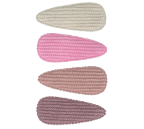 Your Little Miss Baby haarspeldjes met stof - Corduroy candy Your Little Miss Baby haarspeldjes met stof - Corduroy candy
