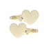 Baby haarspeldjes - Hearts snow
