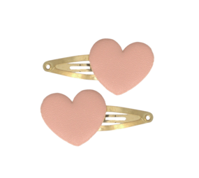 Your Little Miss Baby haarspeldjes - Pink hearts Your Little Miss Baby haarspeldjes - Pink hearts