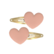 Your Little Miss Baby haarspeldjes Jade - Pink hearts