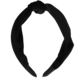 Your Little Miss Brede haarband met knoop Lexi - Black velvet Your Little Miss Brede haarband met knoop Lexi - Black velvet