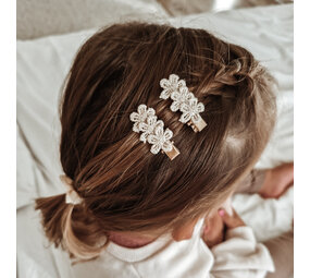 Your Little Miss Baby Haarspeldjes met bloemen Nina - Mini flowers