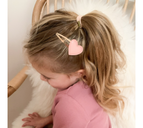Your Little Miss Haarspeldjes Jade - Pink hearts