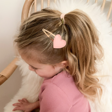 Your Little Miss Haarspeldjes Jade - Pink hearts