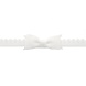 Your Little Miss Newborn baby haarbandje met kanten strik - White Your Little Miss Newborn baby haarbandje met kanten strik - White