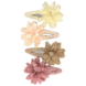 Your Little Miss Baby haarspeldjes met bloem - Soft tones