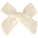 Your Little Miss Haarspeldje met strik - white linen Your Little Miss Haarspeldje met strik - white linen