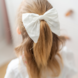 Your Little Miss Haarspeld met grote strik Marly - White linen