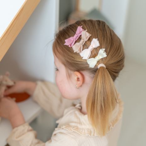 Your Little Miss Haarspeldjes met strik Olivia - Soft tones