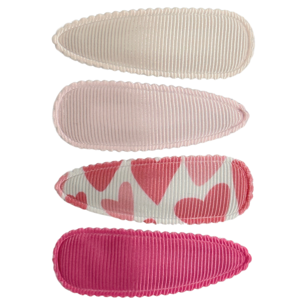 Your Little Miss Haarspeldjes Pippa - pink hearts Your Little Miss Haarspeldjes Pippa - pink hearts