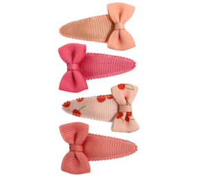 Your Little Miss Baby haarspeldjes met strik Romy - cherrylicious