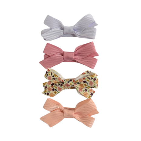 Your Little Miss Baby haarspeldjes met strikje Olivia - summer bloom