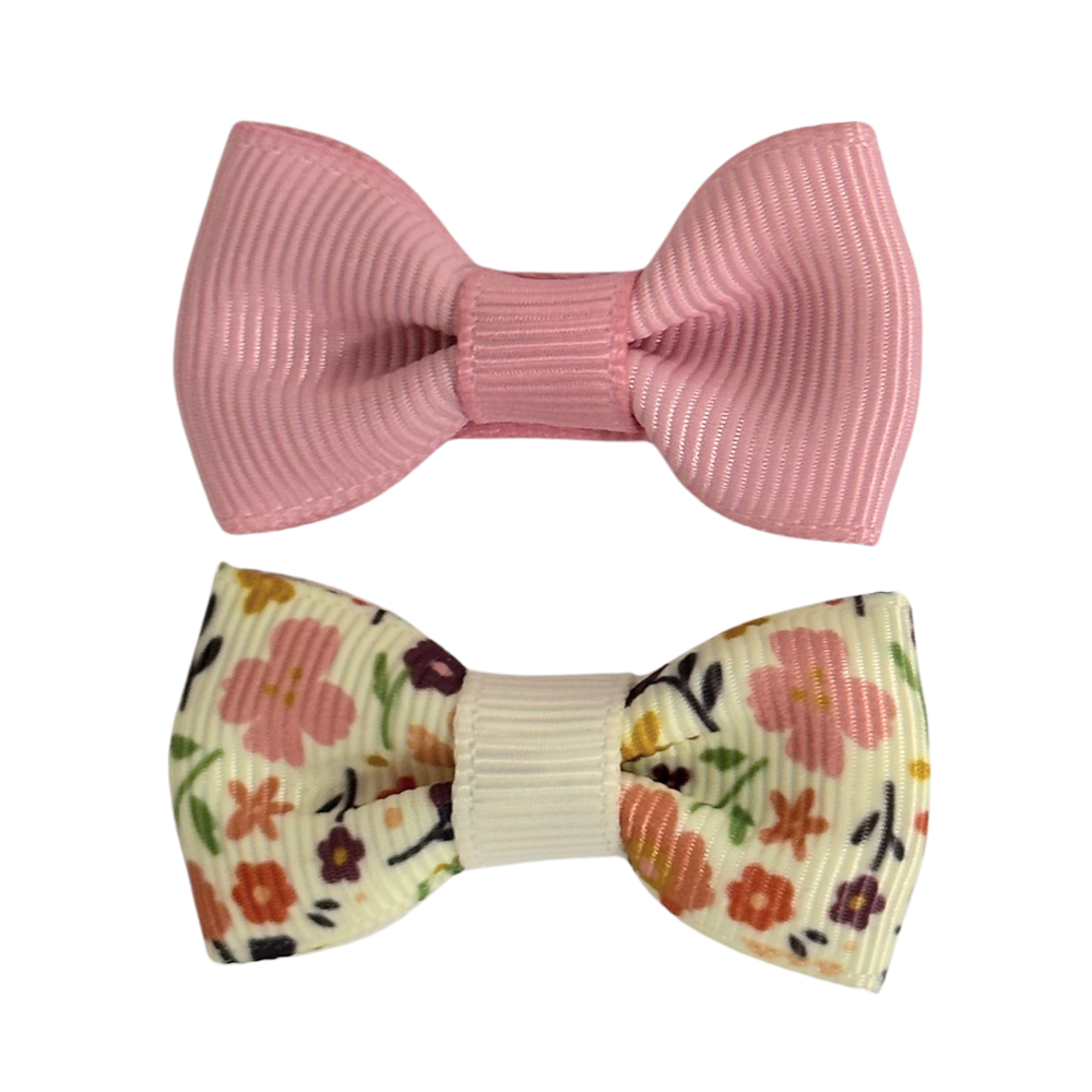 Your Little Miss Baby haarspeldjes met strikje Fay - summer bloom