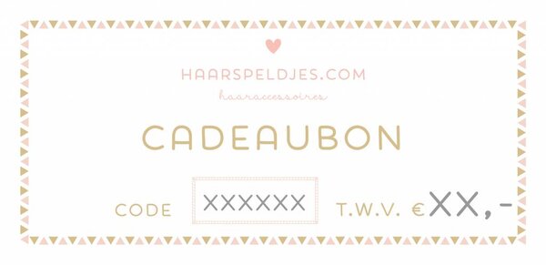 Haarspeldjes.com Cadeaubon