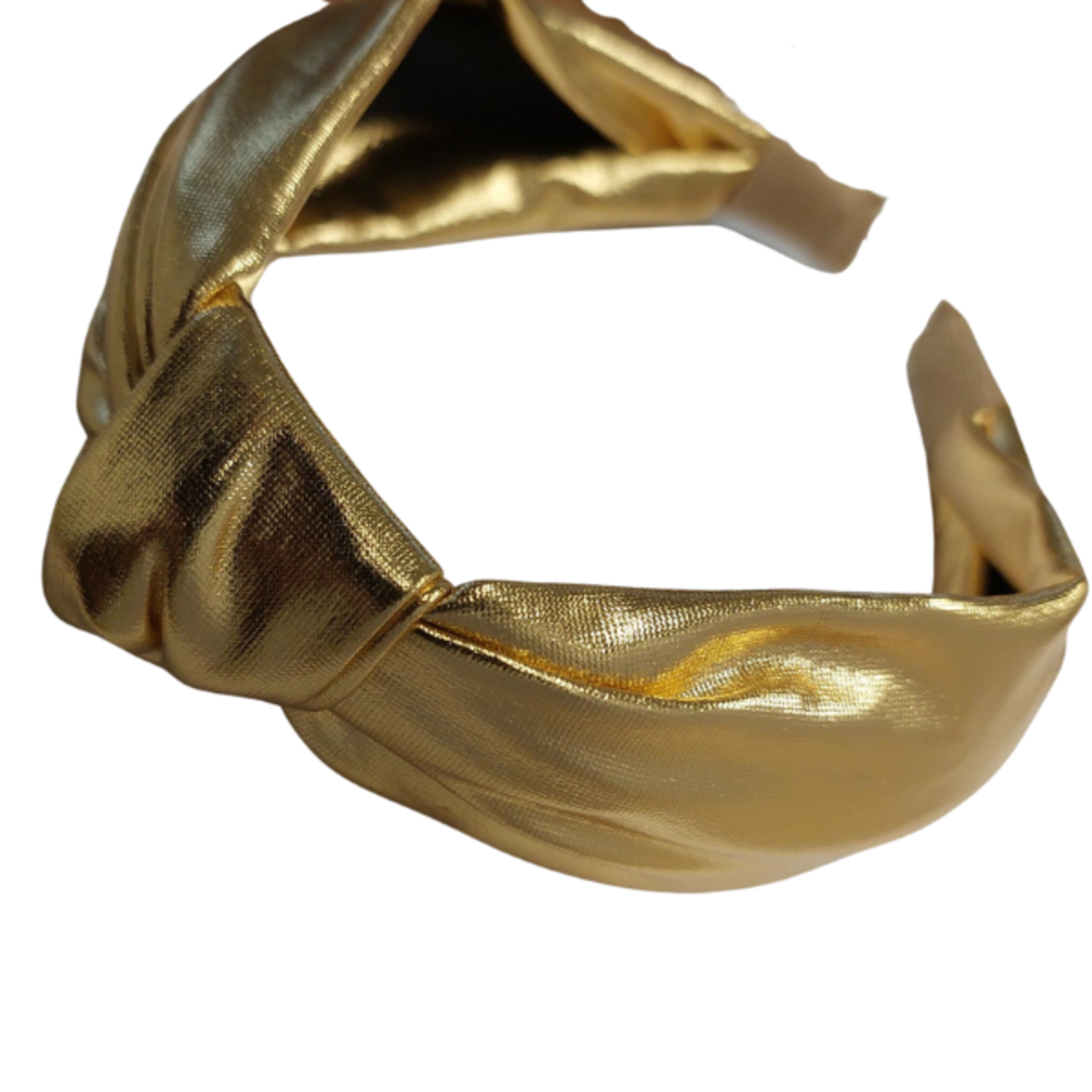 Your Little Miss Brede diadeem met knoop  - Gold metallic Your Little Miss Brede diadeem met knoop  - Gold metallic